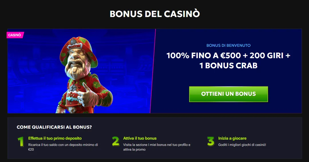 Bonus Del Casinò RTBet